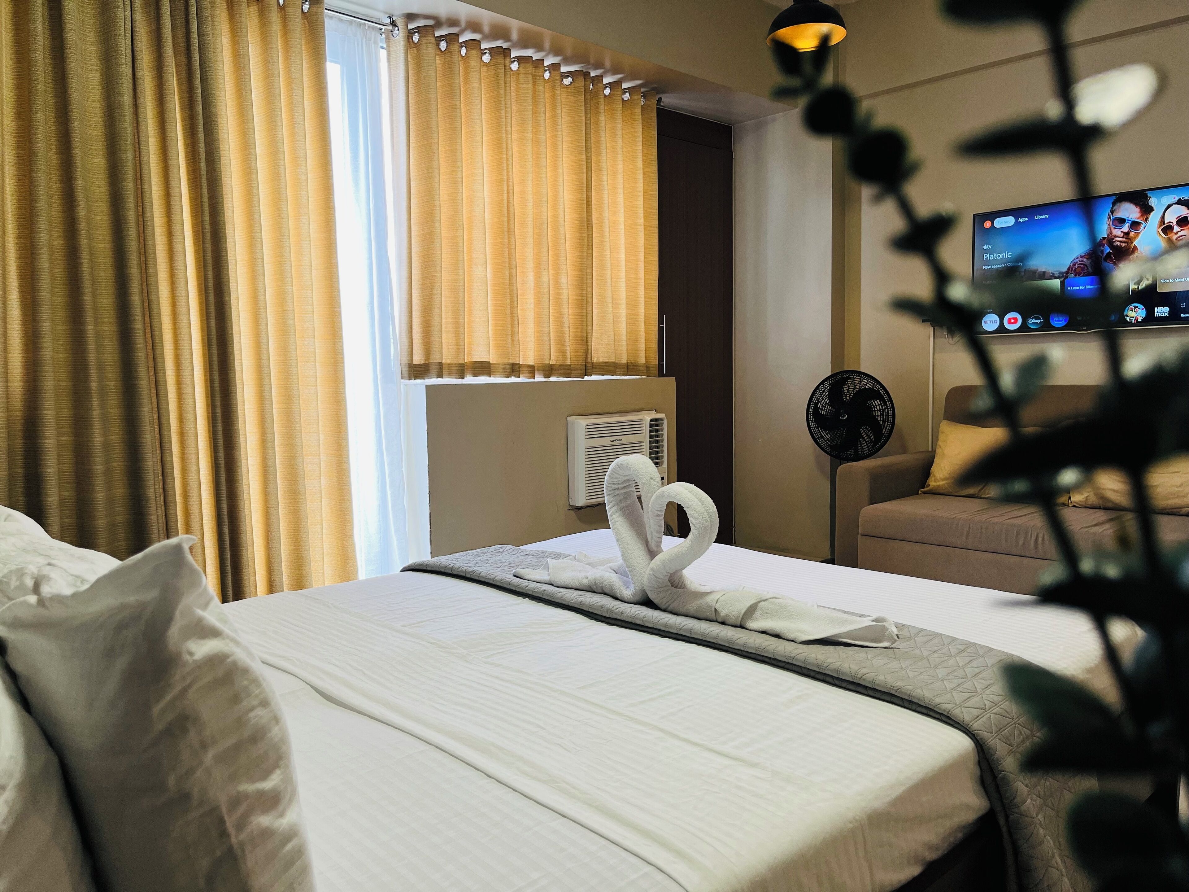 Wi-fi (inkludert) og sengetøy