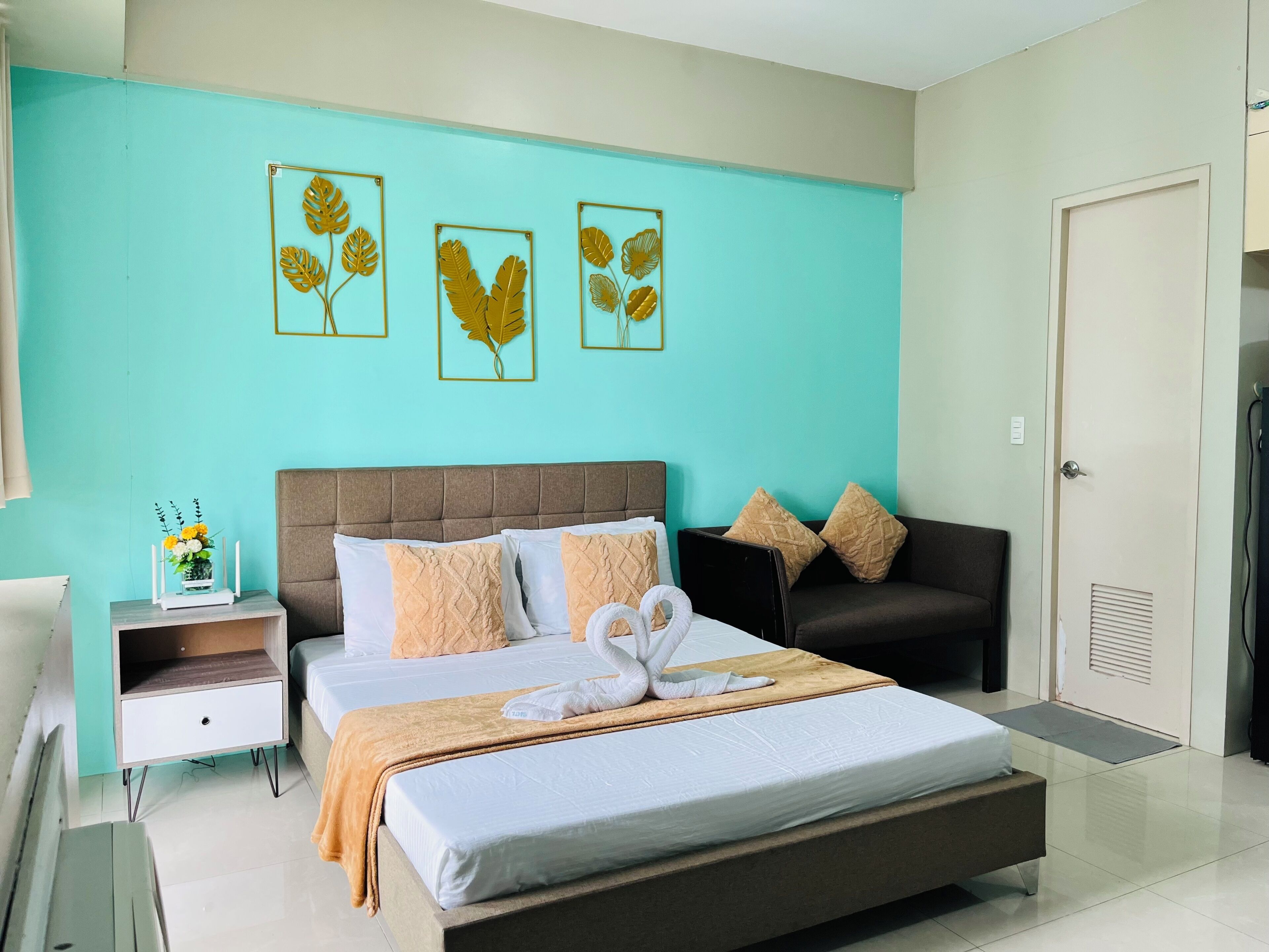 Sviitti, parveke, kaupunkinäköala | Ilmainen Wi-Fi, vuodevaatteet