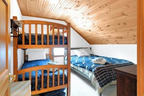 5 dormitorios, tabla de planchar con plancha, wifi y ropa de cama