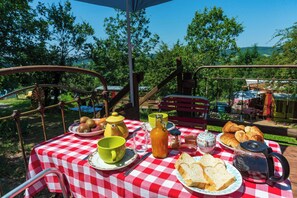 Opções para refeição ao ar livre