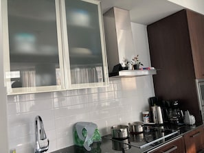 Microwave, oven, stovetop