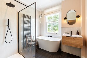 Shower, hair dryer