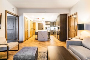 TV, fireplace, DVD player, stereo