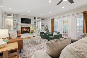 تلفزيون، مدفأة