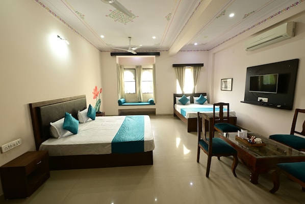 Habitación familiar doble | Escritorio y wifi gratis