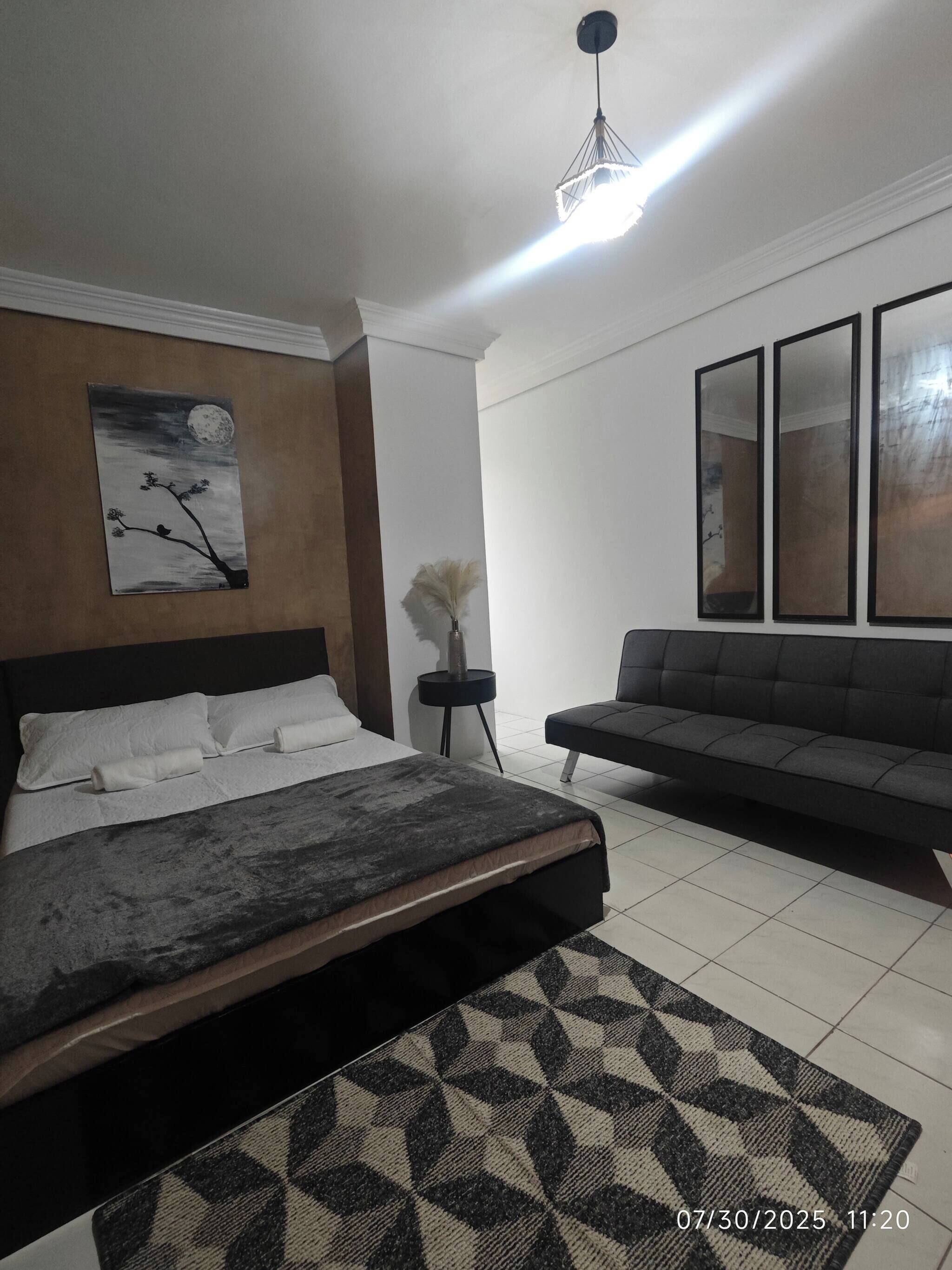 3 habitaciones, internet y ropa de cama 