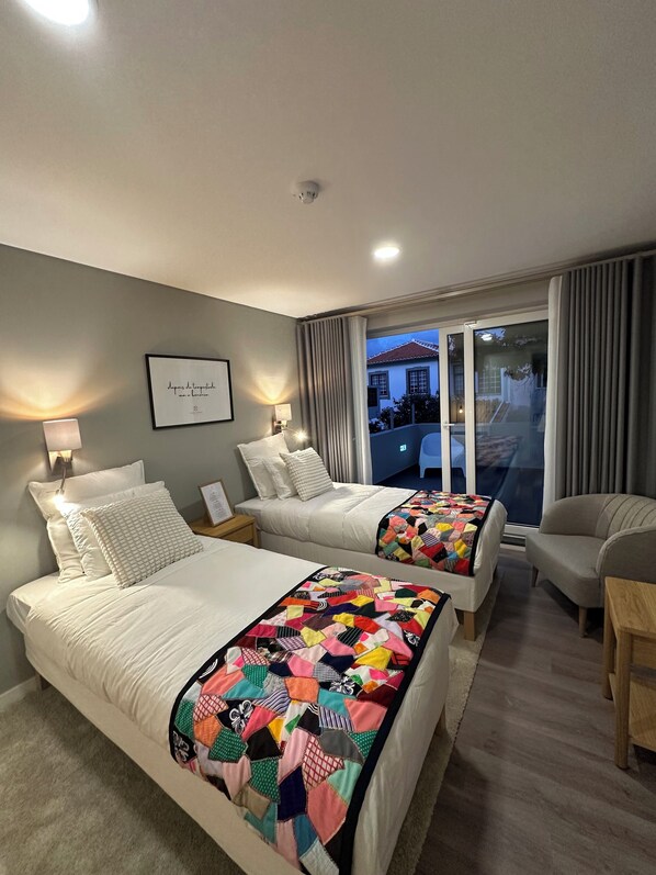 Comfort kamer, 1 twee- of 2 eenpersoonsbedden, balkon | Gratis wifi