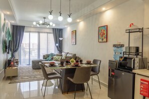 Superior-Apartment | Wohnbereich