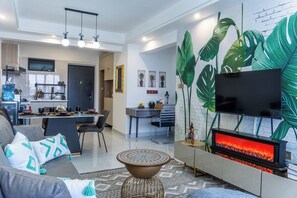 Superior-Apartment | Wohnbereich
