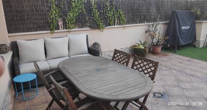Magnificent apartment with a large patio. 30 minutes from the center of Barcelona.