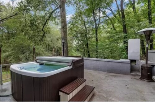 Charming-Woodsy Pocono Retreat: With Inground Pool & Hot Tub.