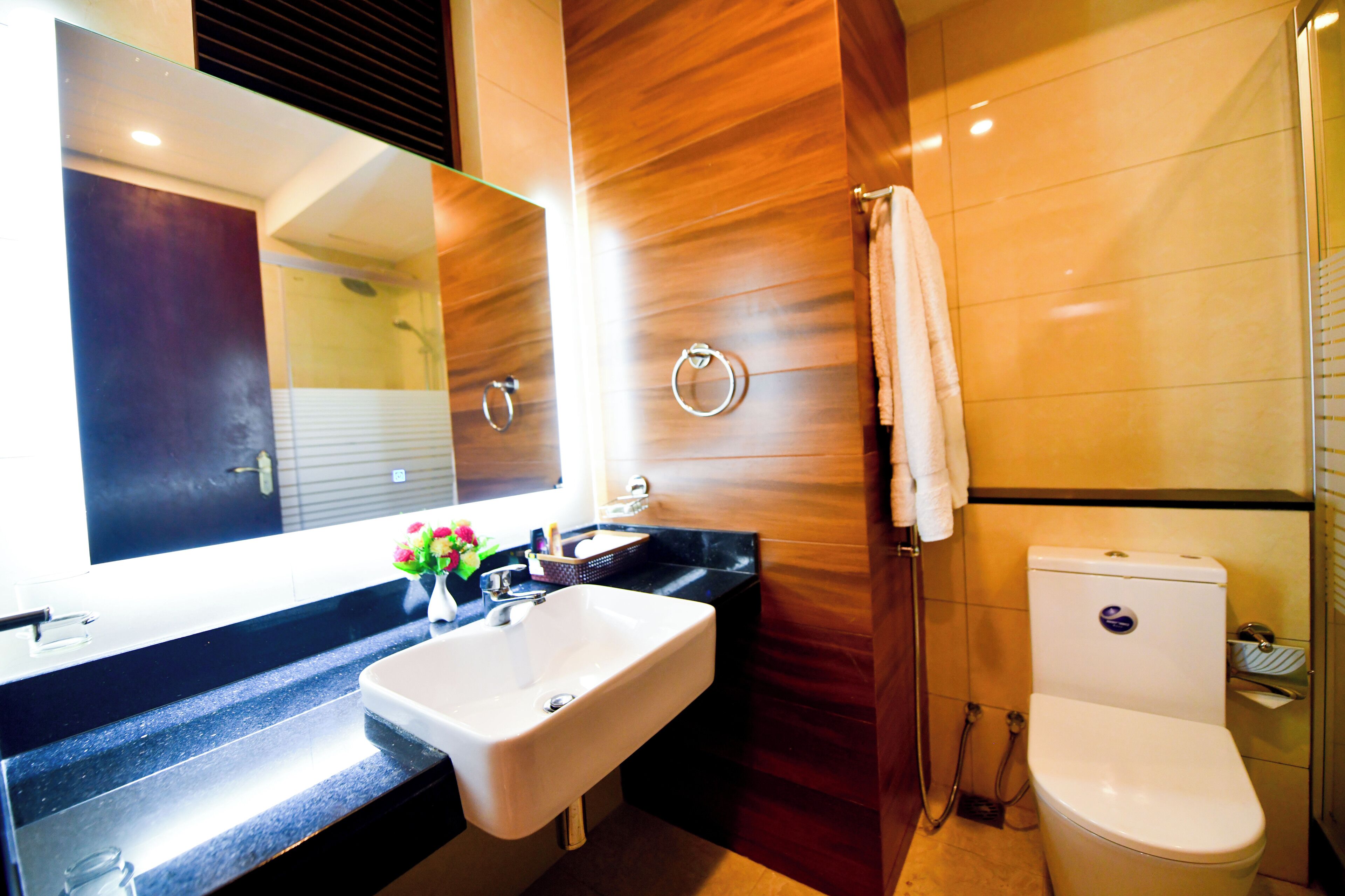 Habitación Deluxe doble | Baño | Zapatillas