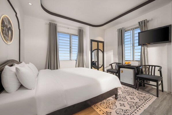 Chambre Double Deluxe | Minibar, espace de travail pour ordinateur portable, Wi-Fi gratuit