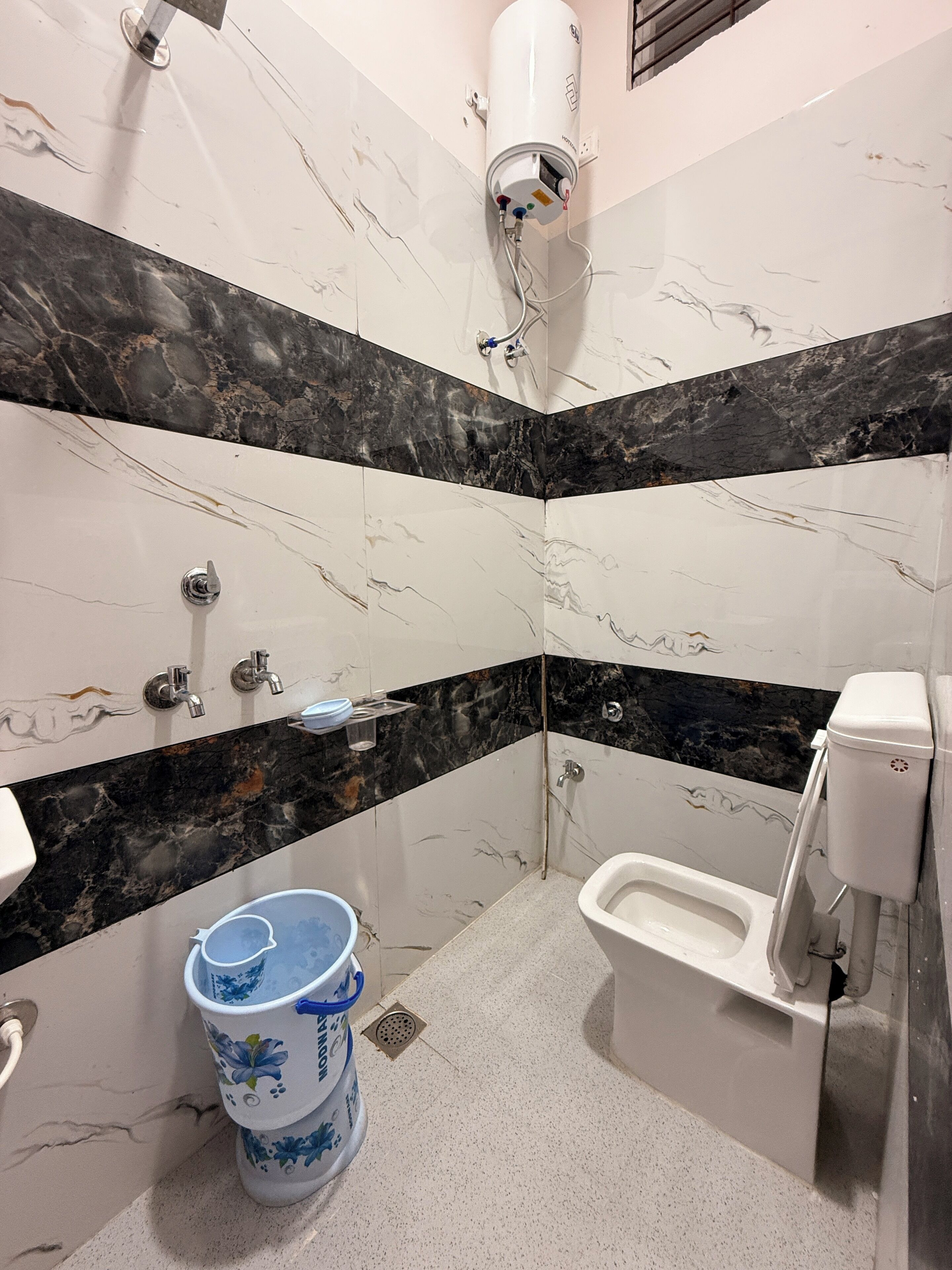 Free toiletries, towels, soap, shampoo