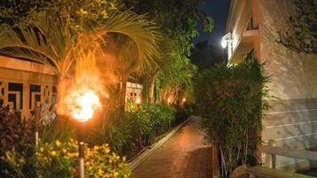 Front of property - evening/night