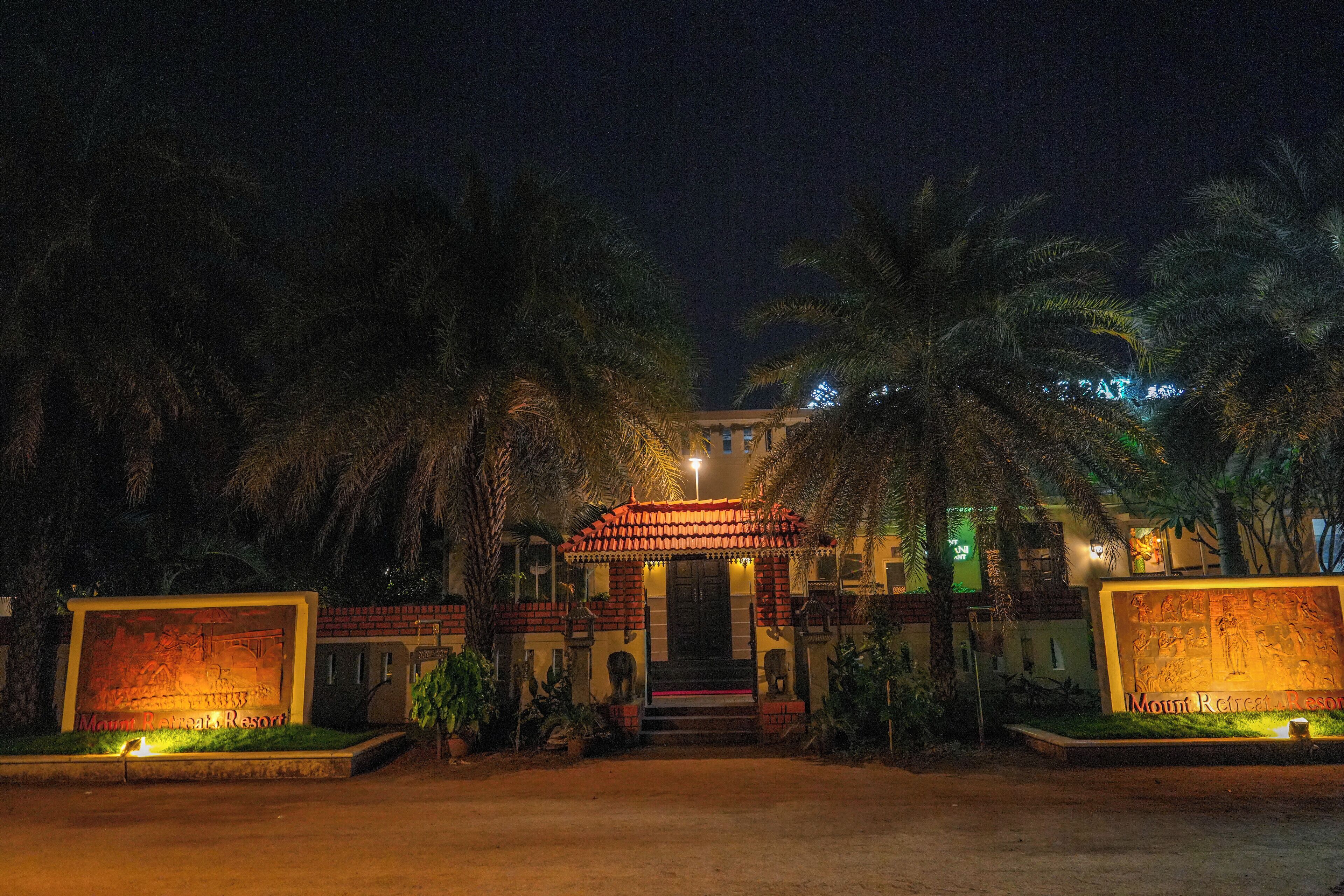 Front of property - evening/night