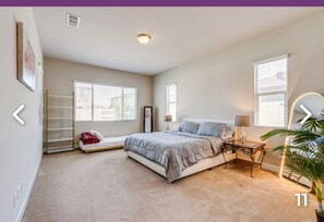 4 bedrooms, iron/ironing board, WiFi, bed sheets
