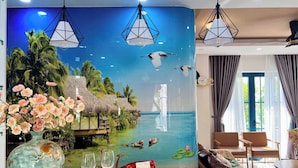 Deluxe Villa, 4 Bedrooms, Balcony, Courtyard View | Interior