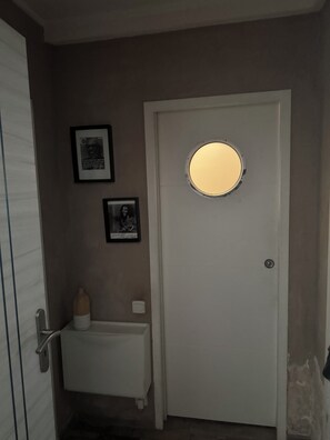 Towels, soap, toilet paper