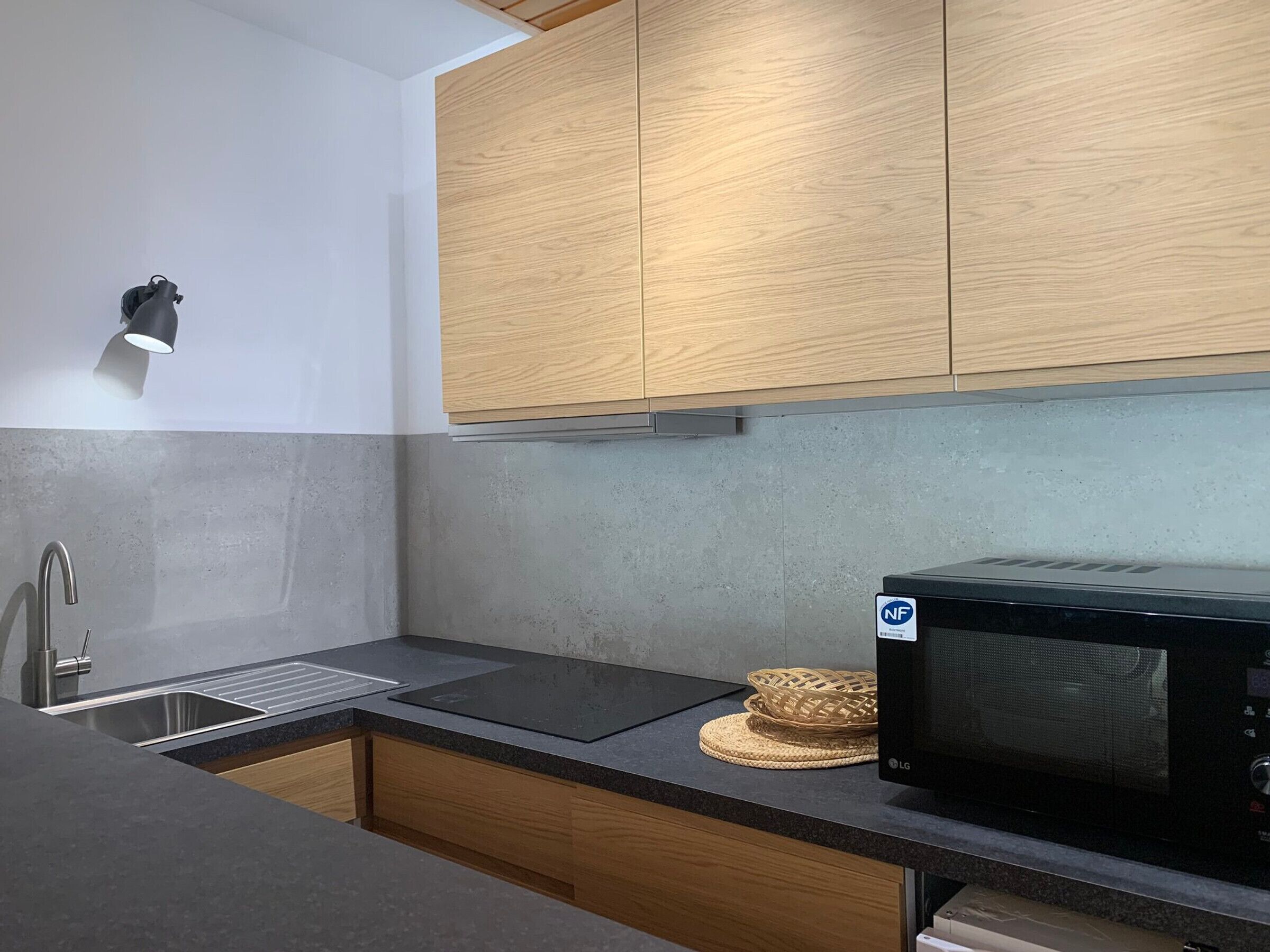 Refrigerador, microondas y lavavajillas 
