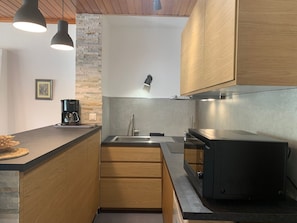 Refrigerador, microondas y lavavajillas 