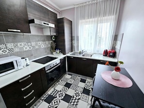 Microwave, oven, stovetop
