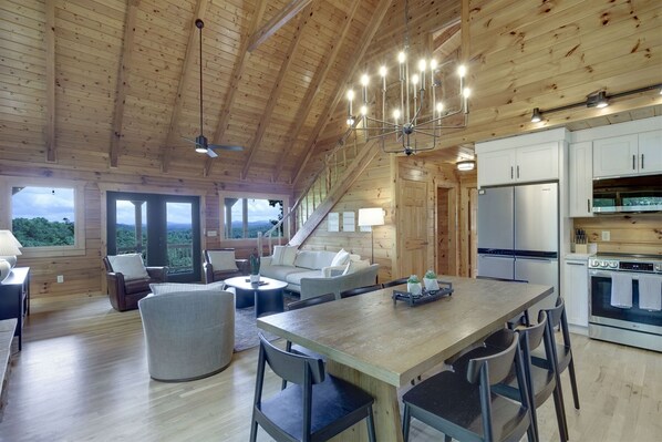 Interior - Lakeview Dreams – Panoramic Mountain Peaks Cradling Blue Ridge Lake Views (Blue Ridge)