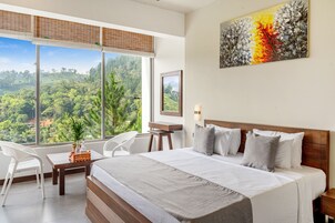 高级双人房, 阳台, 山景 | 免费 WiFi、床单