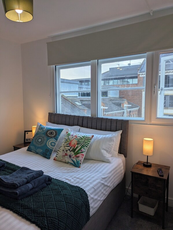 2 bedrooms, iron/ironing board, travel crib, free WiFi