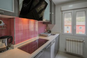 Fridge, microwave, oven, dishwasher - Apartment 'Laucar' with Wi-Fi (Burgos)