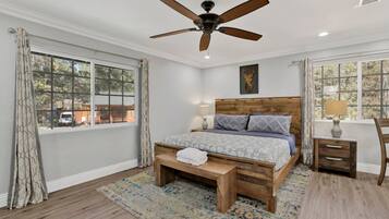 5 slaapkamers, een bureau, gratis wifi, beddengoed