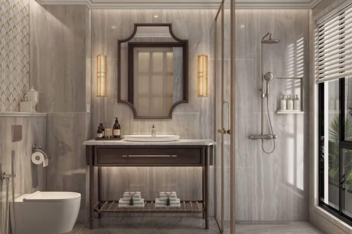 Badeværelse | Bruser, brusehoved med spredningseffekt, designertoiletartikler