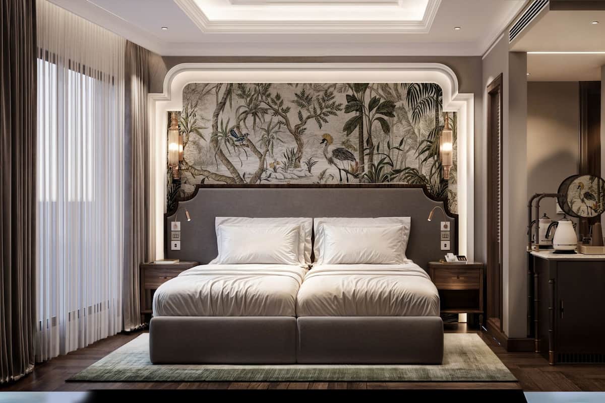 Economy Double or Twin Room | Minibar, in-room safe, desk, laptop workspace