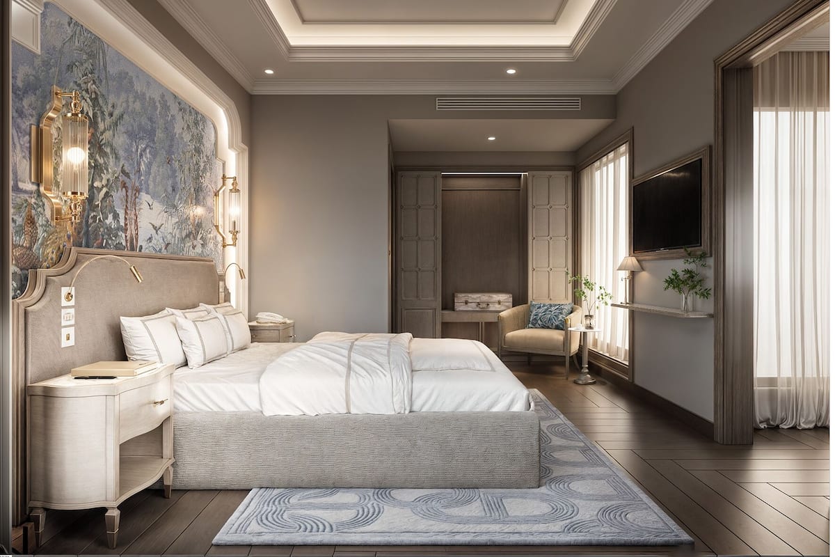 Premium Double or Twin Room | Minibar, in-room safe, desk, laptop workspace