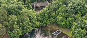 New Listing! Don’s Bay Estate | Lakefront Luxury with Dock, Trails & Fire Pit