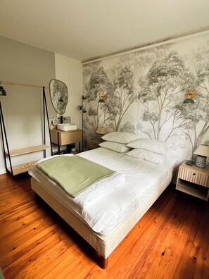 3 habitaciones, tabla de planchar con plancha y wifi gratis 