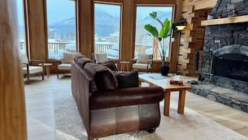 Coin salon dans le hall