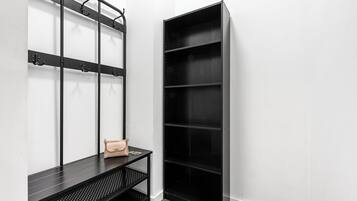 Comfort Apartment | Desk, blackout drapes, soundproofing, iron/ironing board