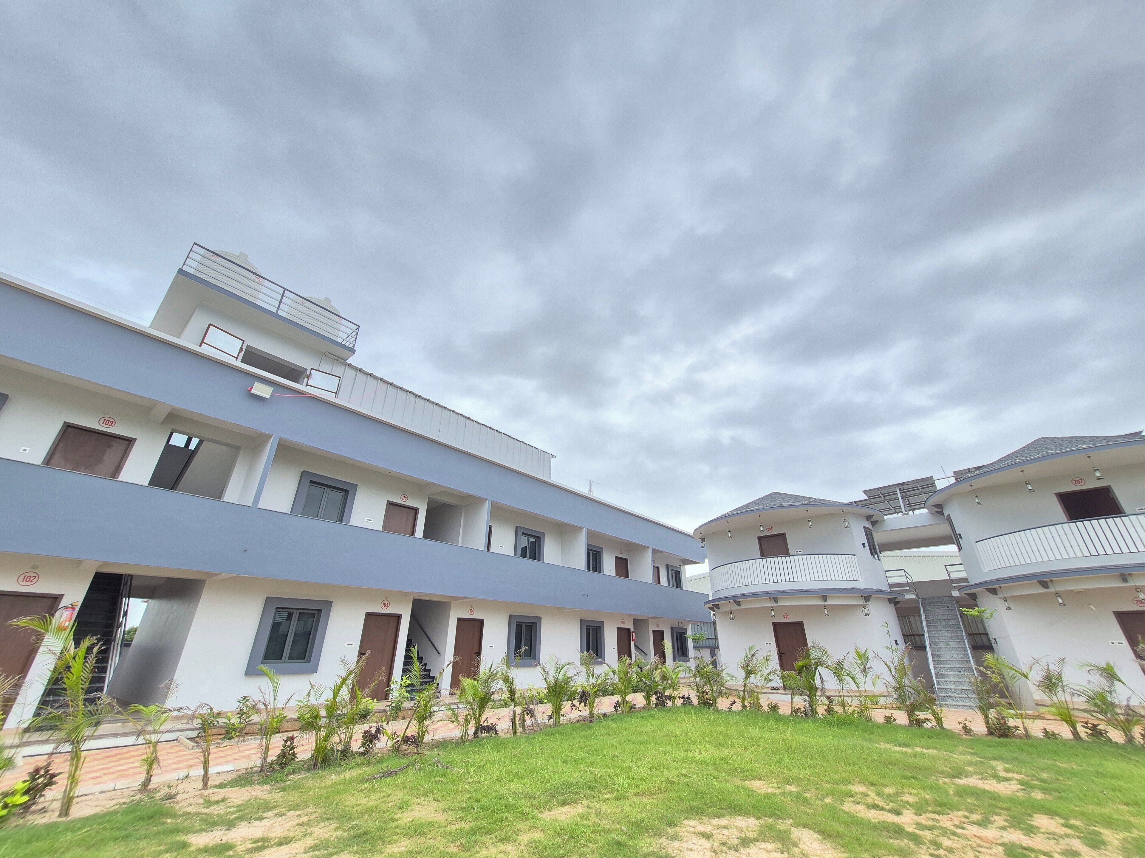 Fassade der Unterkunft