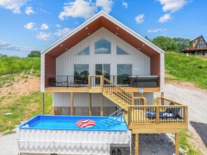 Terrace/patio - Lake Escape/Private Pool/Hot tub/Thunder Ridge/Branson (Omaha)