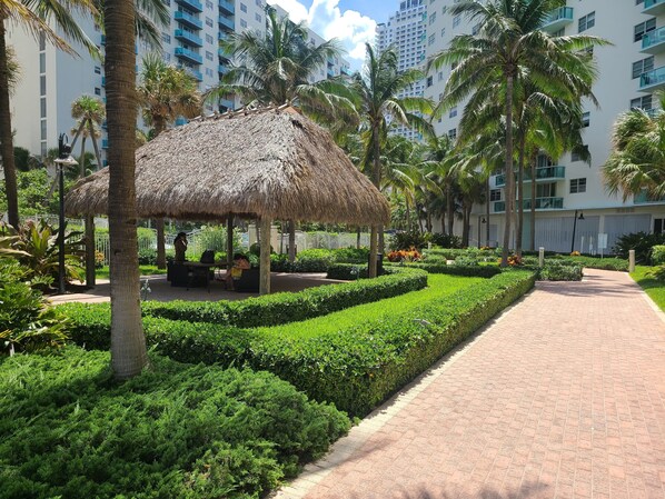 Enceinte de l’hébergement