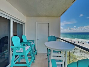 Outdoor dining - Regency Towers #505 West | Pool, Beach, Tennis (Pensacola Beach)