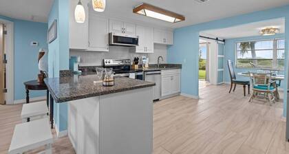 Waterfront! 2BR w/Firepit & Grill!