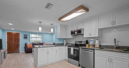 Waterfront! 2BR w/Firepit & Grill!