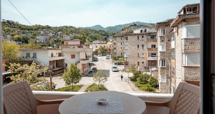 Small warm and clean apartment for family or social group with a fantastic view