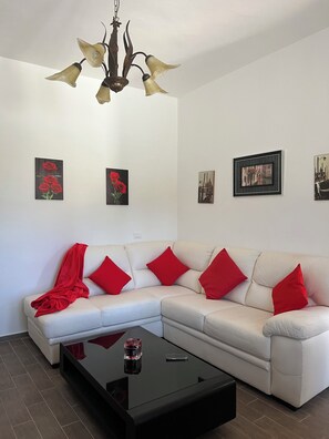 Televisión, chimenea