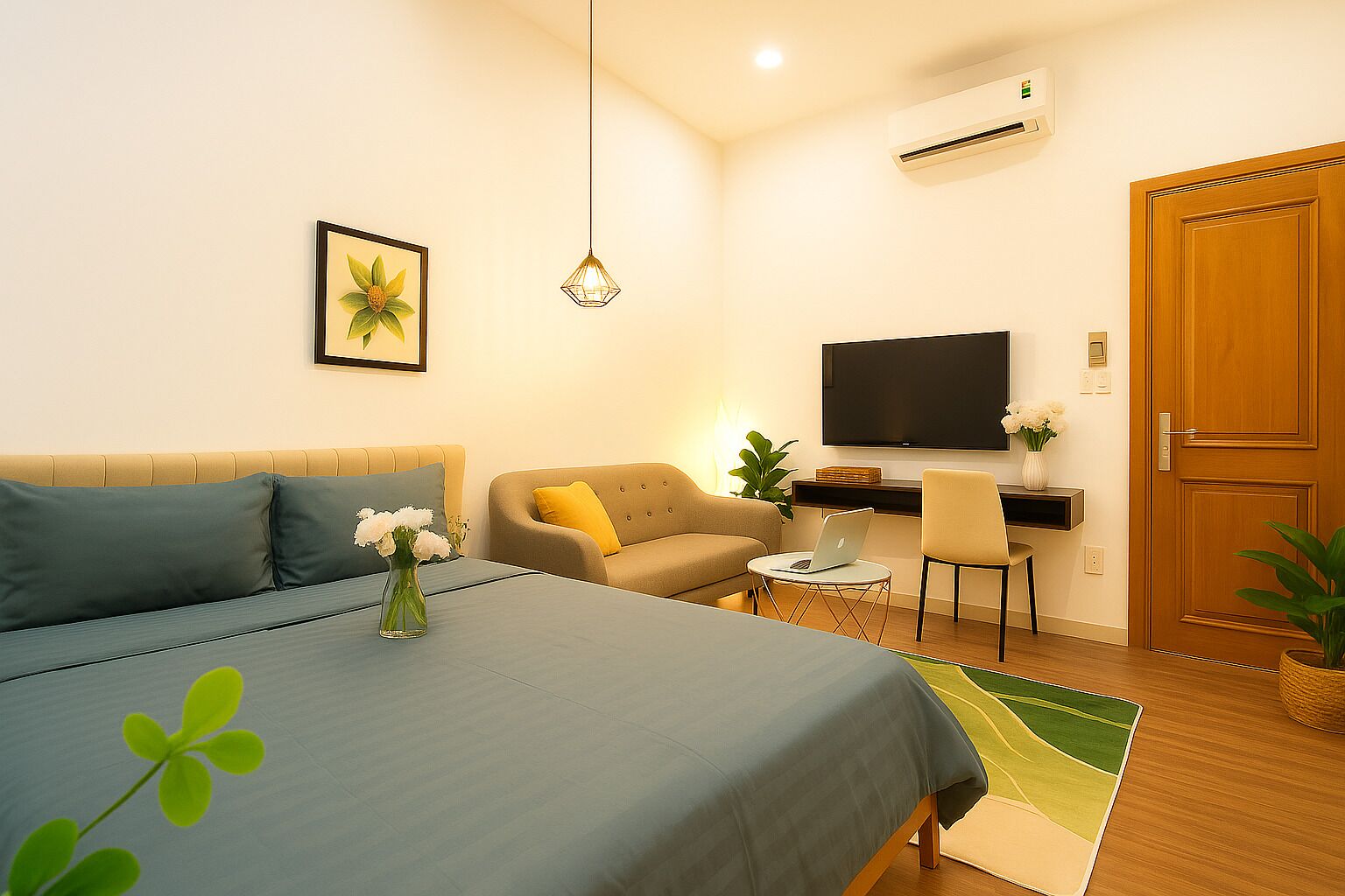 Deluxe Double Room | Desk, blackout drapes, soundproofing, free WiFi