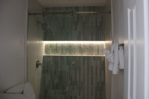 Shower, hair dryer, towels, soap - Cozy Home in Baton Rouge (Baton Rouge)