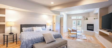 4 habitaciones, escritorio, tabla de planchar con plancha y wifi