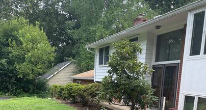 Charming double-room bedroom in a house in awesome Fairfax with fitness room, AC